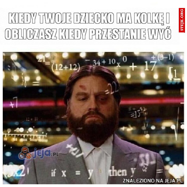 Kiedy twoje dziecko ma kolkę i obliczasz kiedy przestanie wyć 