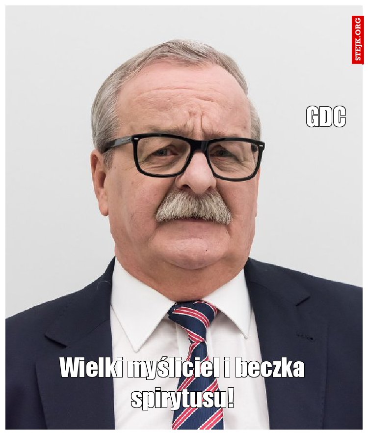 Wielki myśliciel i beczka spirytusu!