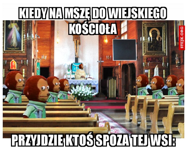 kiedy na mszę do wiejskiego kościoła