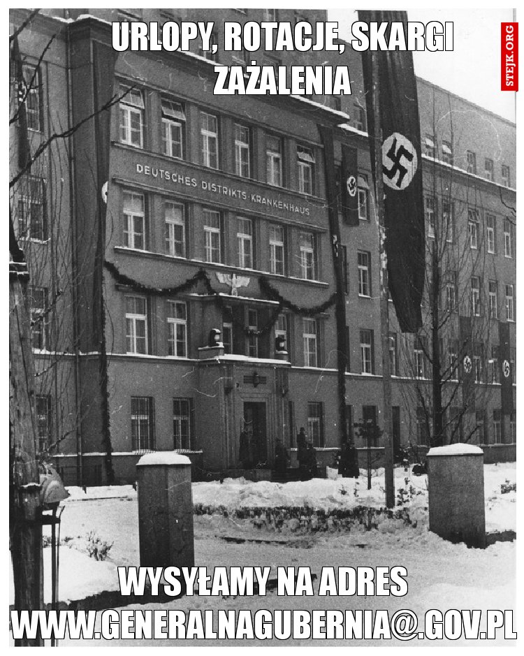 Urlopy, rotacje, skargi zażalenia