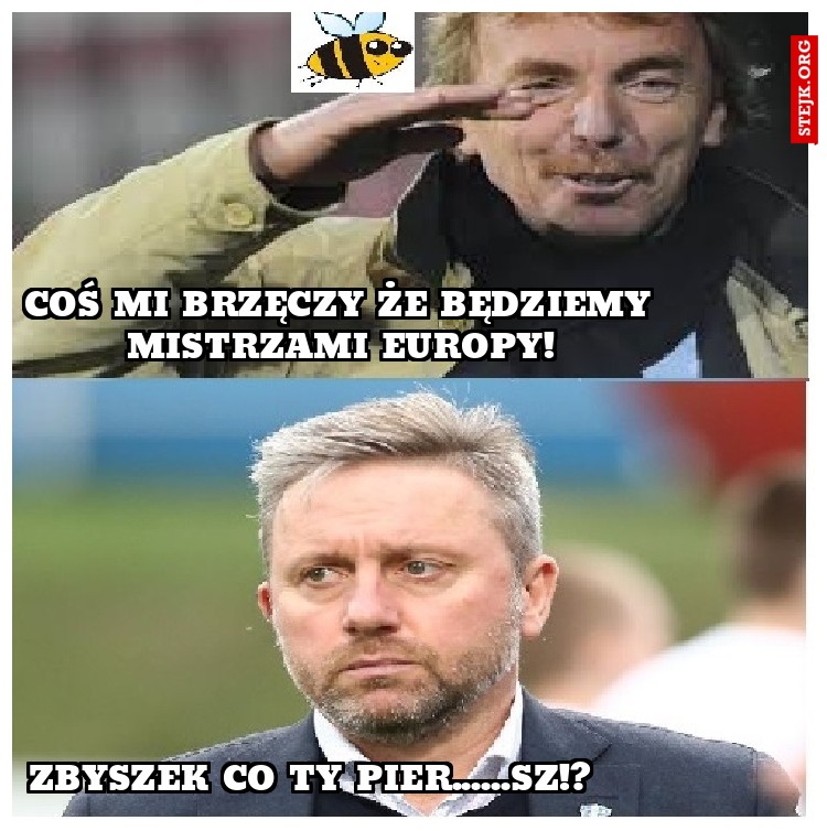 coś mi brzęczy że będziemy mistrzami europy!
