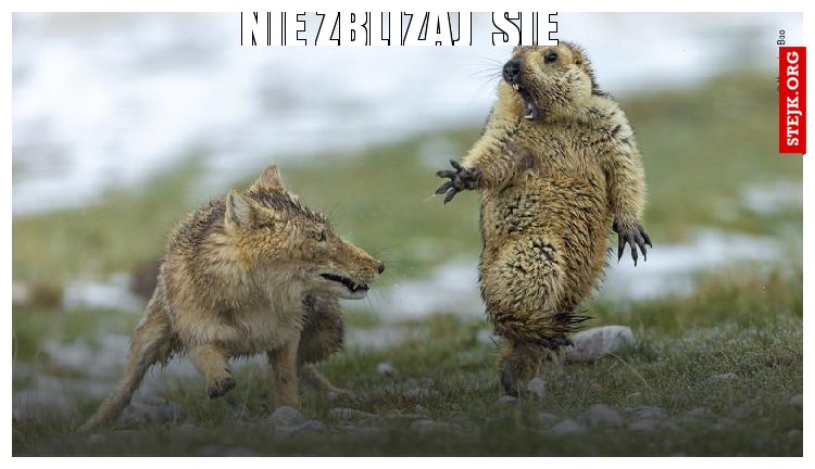 nie zbliżaj  się 