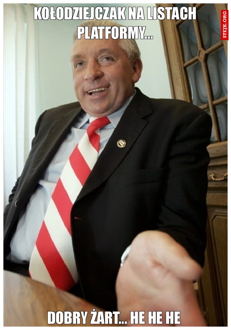 Kołodziejczak na listach platformy...