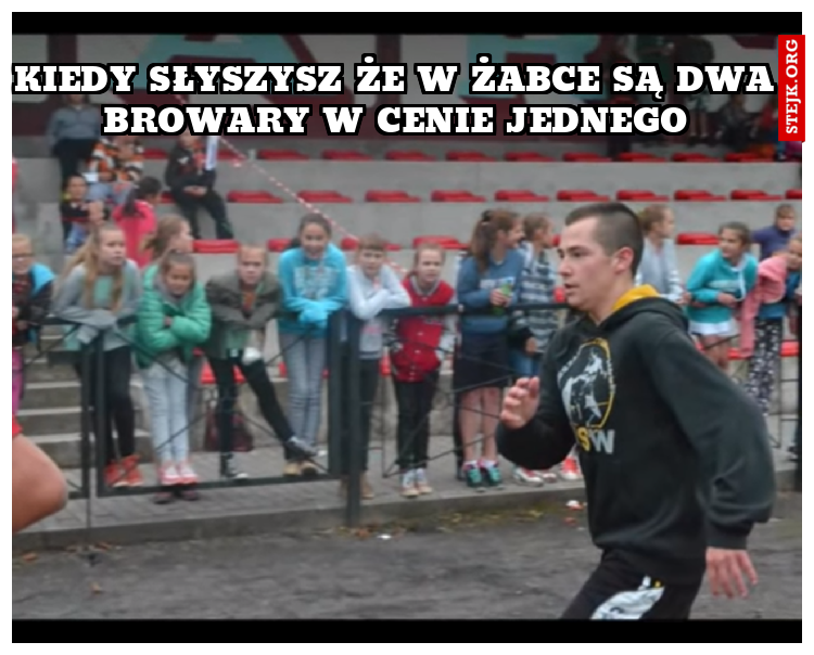 Kiedy słyszysz że w żabce są dwa browary w cenie jednego