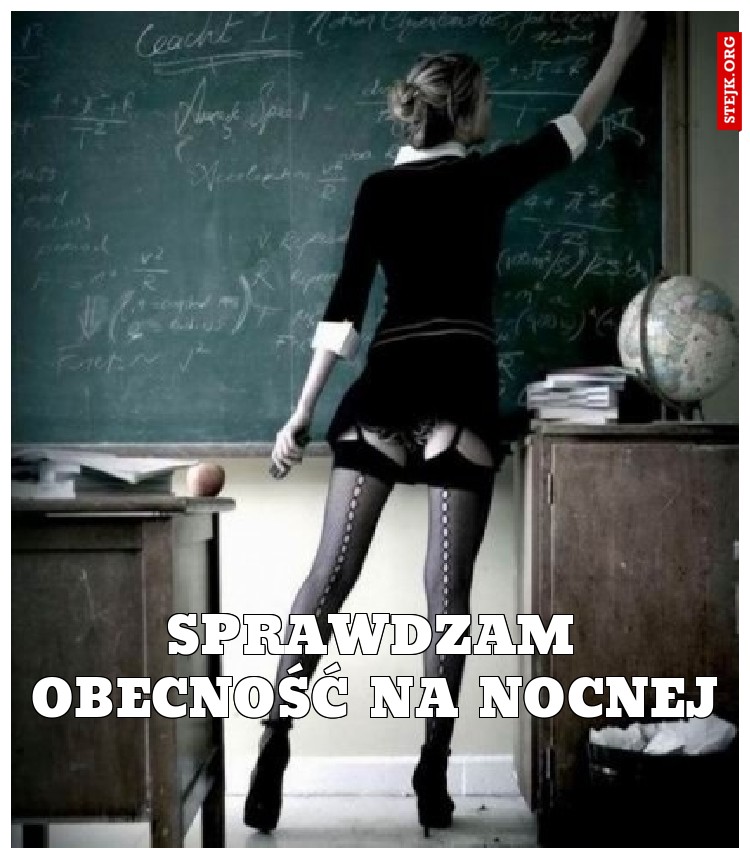 Sprawdzam obecność na nocnej