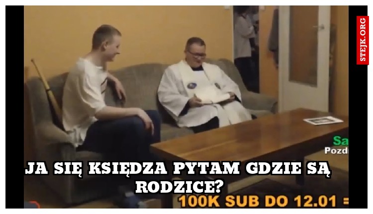 Ja się księdza pytam gdzie są rodzice?