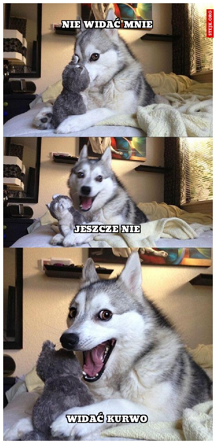 Nie widać mnie
