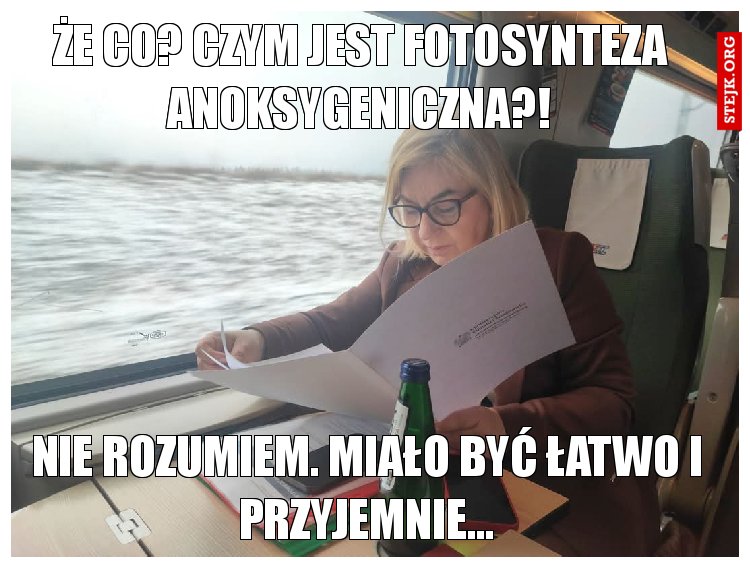 Że co? Czym jest Fotosynteza anoksygeniczna?!