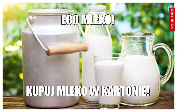 Eco mleko!