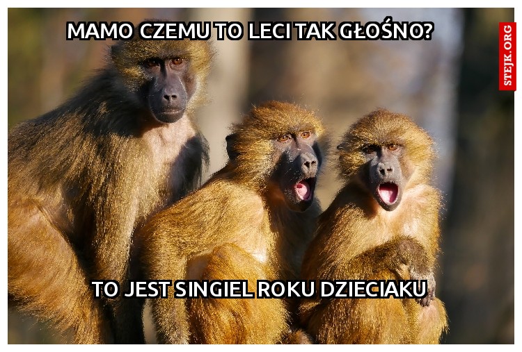Mamo czemu to leci tak głośno?