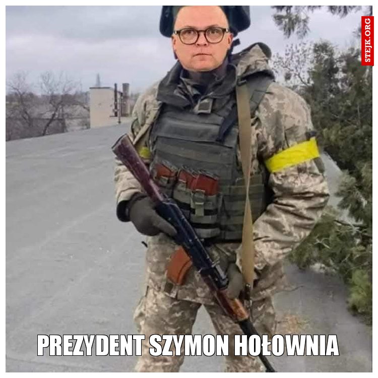 Prezydent Szymon Hołownia