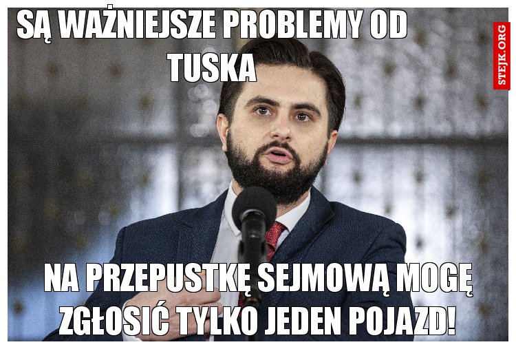 Są ważniejsze problemy od Tuska