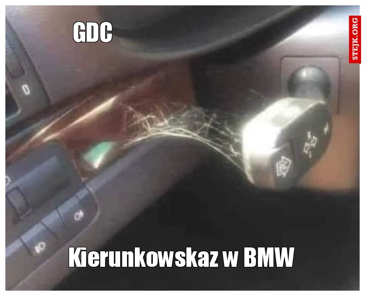 Kierunkowskaz w BMW