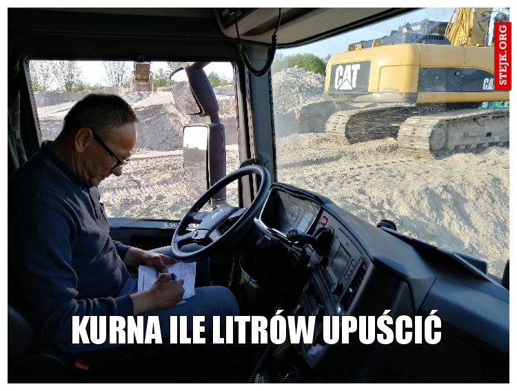 Kurna ile litrów upuścić