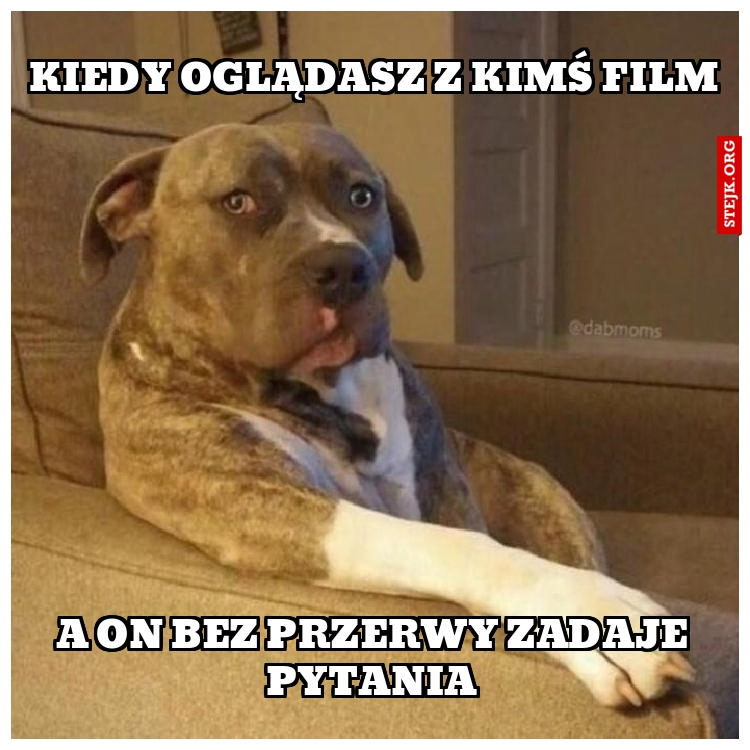 Kiedy oglądasz z kimś film