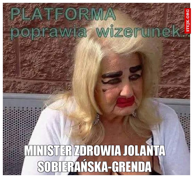 Minister zdrowia Jolanta Sobierańska-Grenda