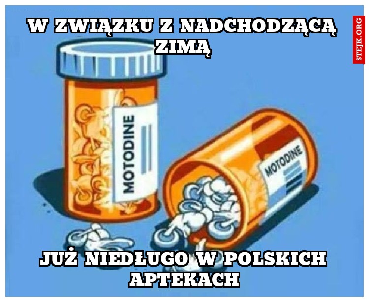 W ZWIĄZKU Z NADCHODZĄCĄ ZIMĄ