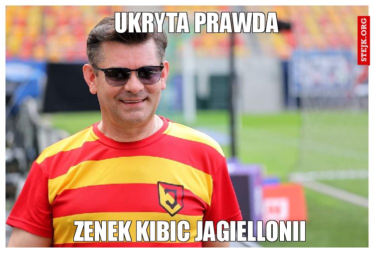 Zenek kibic Jagiellonii 