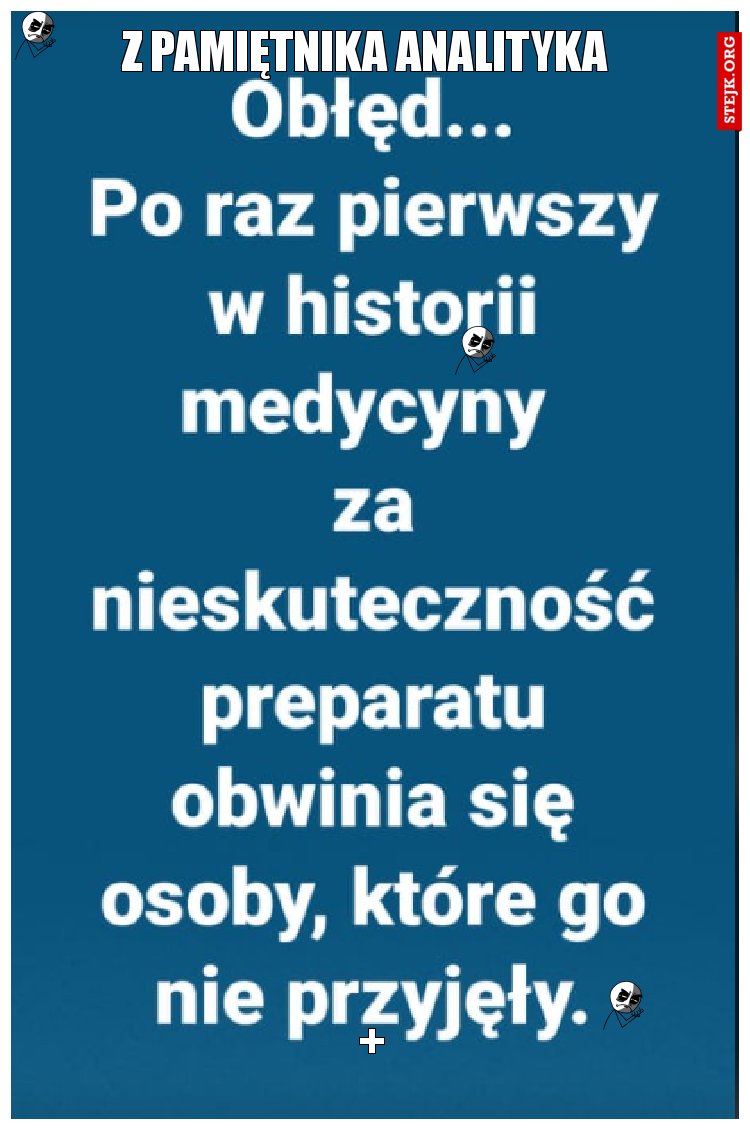 Z PAMIĘTNIKA ANALITYKA 