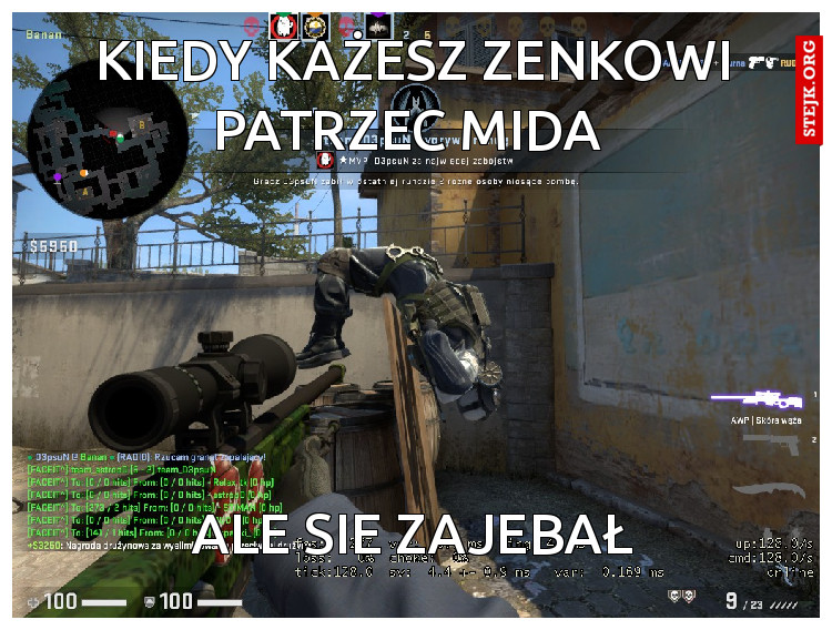 Kiedy każesz Zenkowi patrzec mida 