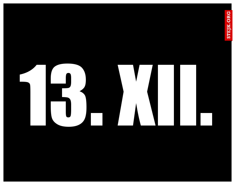 13. XII.