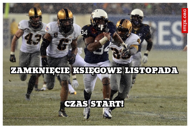 ZAMKNIĘCIE KSIĘGOWE LISTOPADA