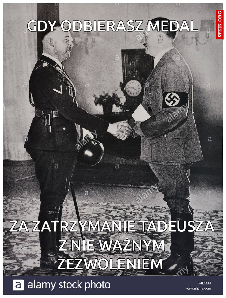 Gdy odbierasz medal