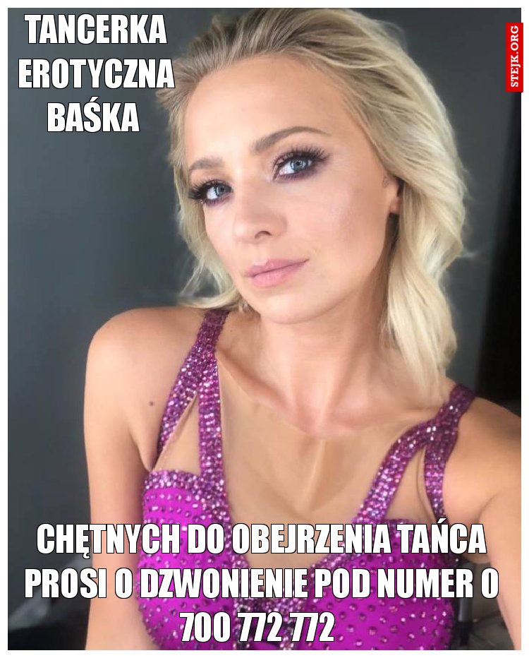 Tancerka erotyczna Baśka 