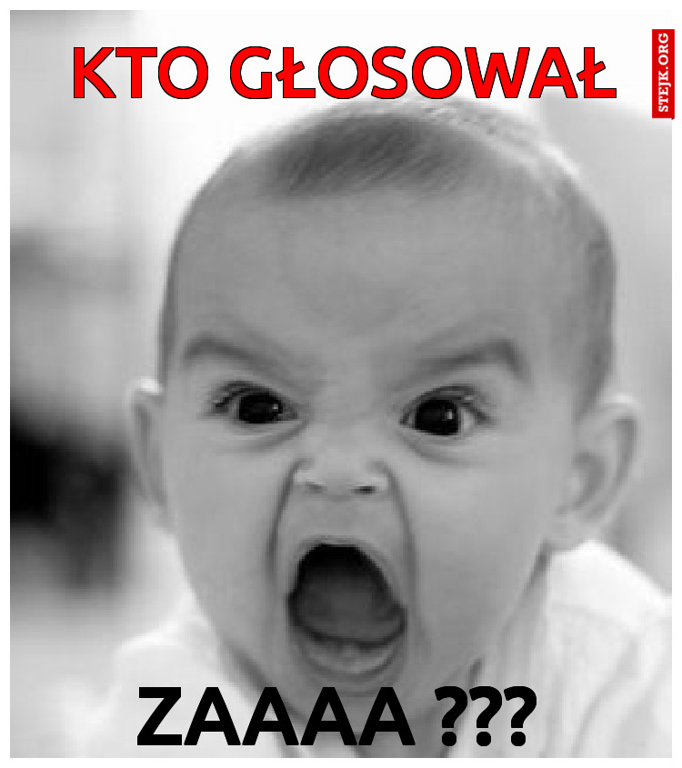KTO GŁOSOWAŁ ZA