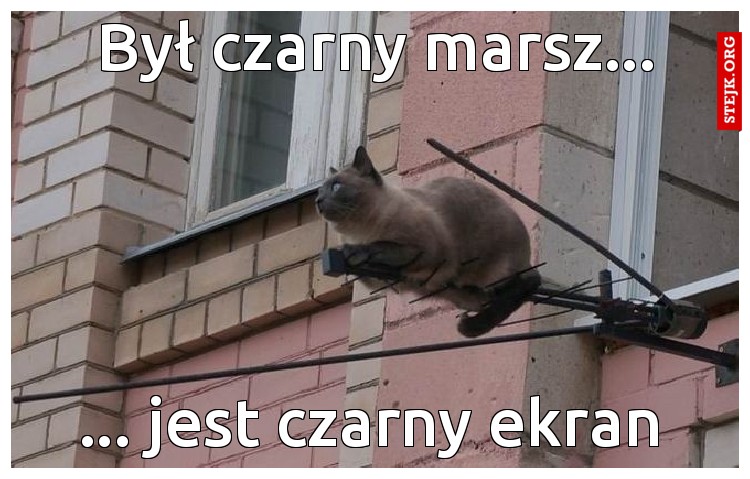 Był czarny marsz...