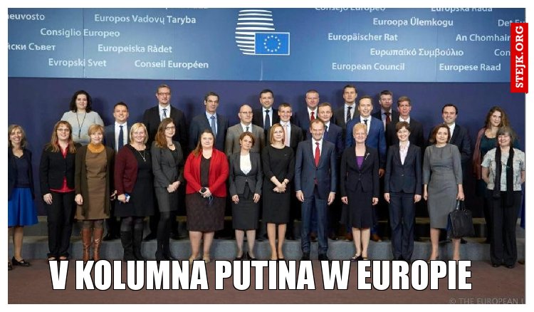 V kolumna PUTINA W europie 