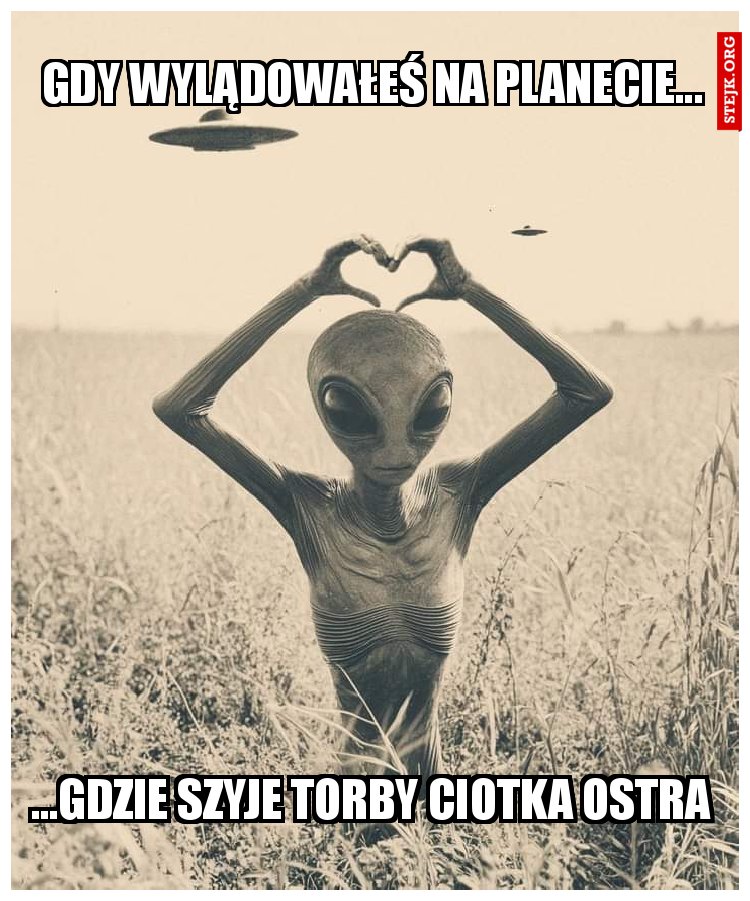 GDY WYLĄDOWAŁEŚ NA PLANECIE...