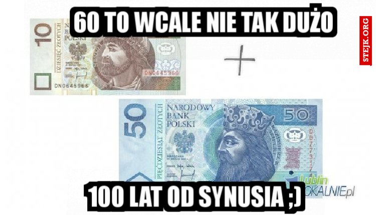 60 to wcale nie tak dużo 