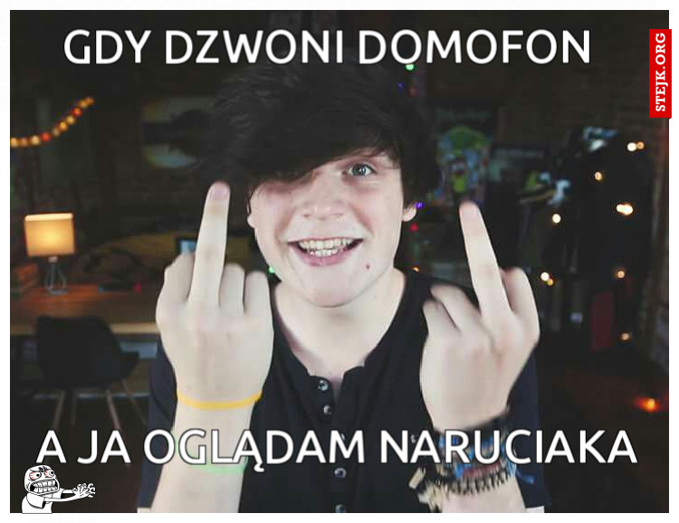 gdy dzwoni domofon
