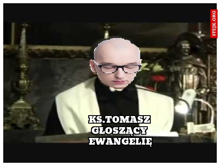 ks.tomasz głoszący ewangelię
