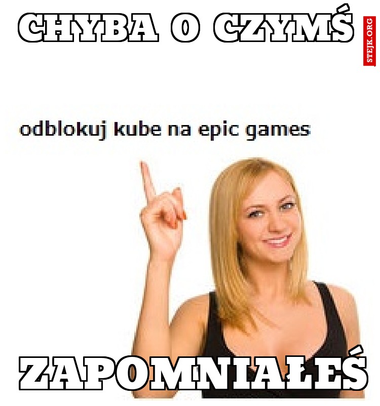 Chyba o czymś