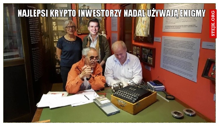 Najlepsi krypto inwestorzy nadal używają enigmy