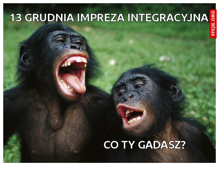 13 GRUDNIA IMPREZA INTEGRACYJNA