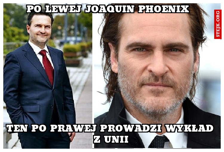 Po lewej joaquin phoenix