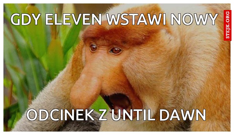 Gdy Eleven wstawi nowy 