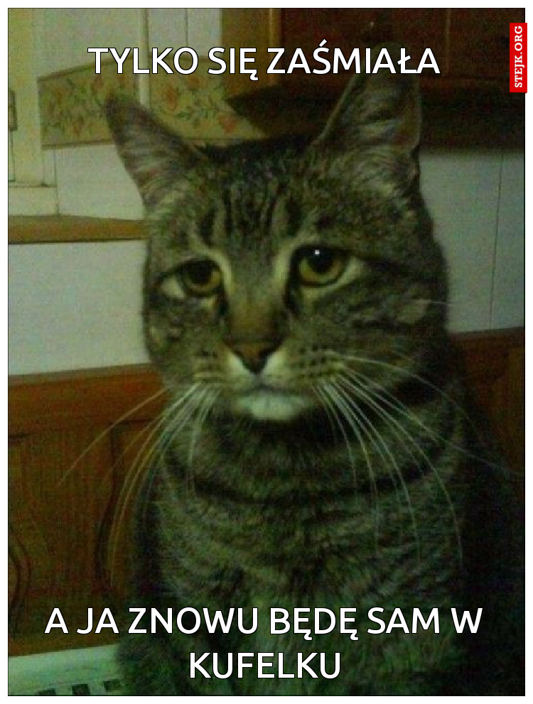 Tylko się zaśmiała