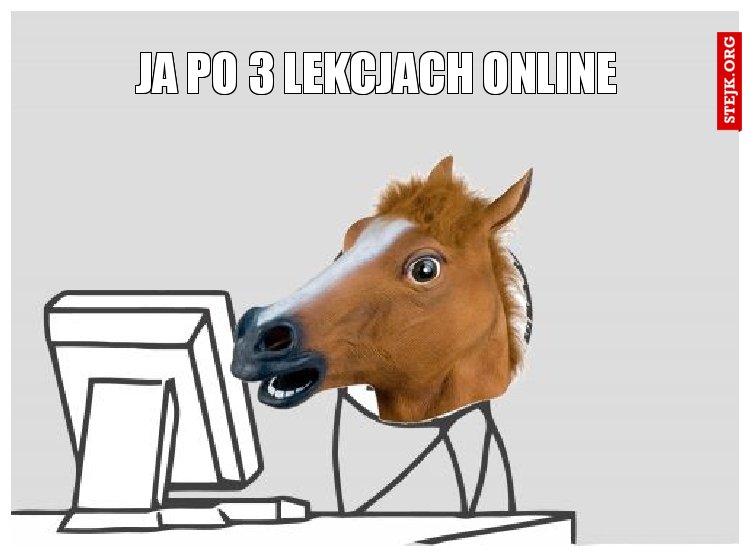 Ja po 3 lekcjach online