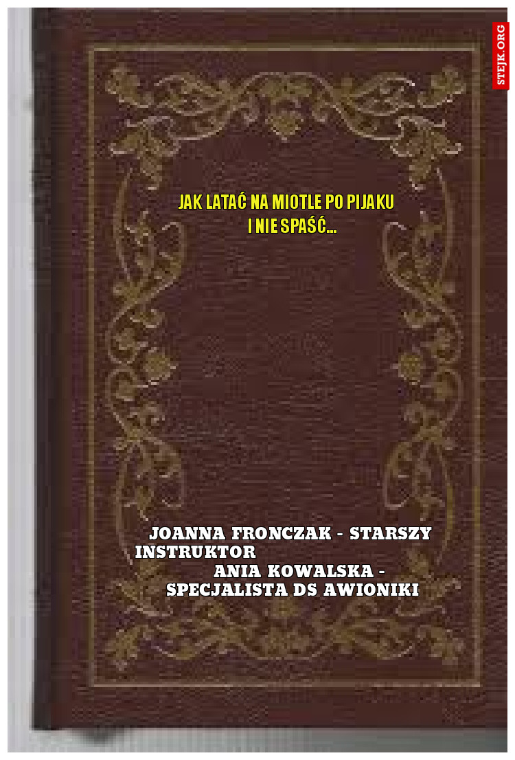 jak latać na miotle po pijaku