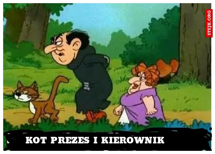 Kot Prezes i Kierownik