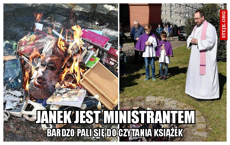 JANEK JEST MINISTRANTEM