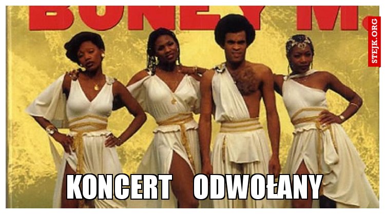 koncert    odwołany