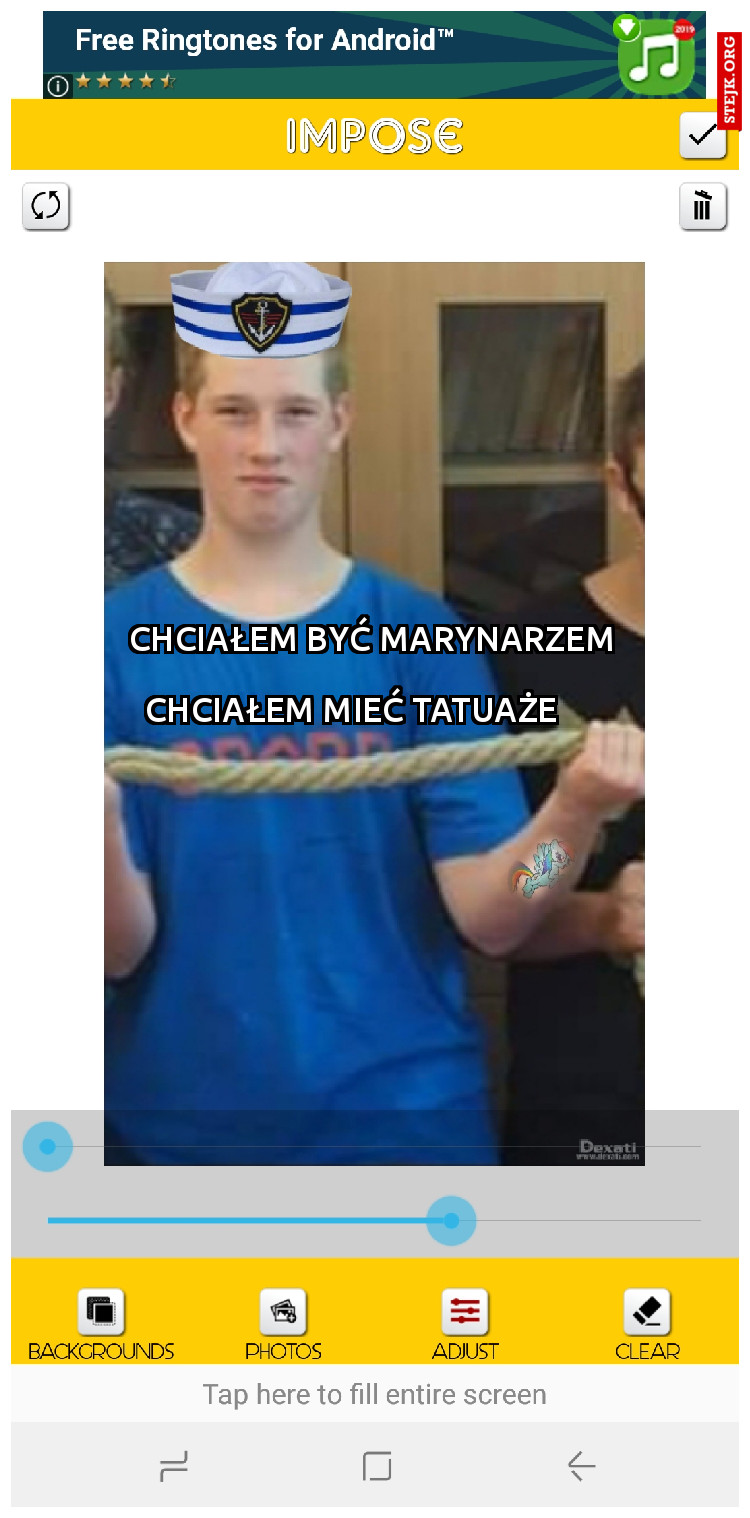 Chciałem być marynarzem 