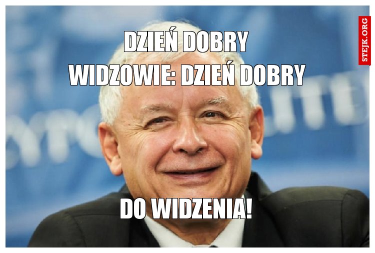 dzień dobry