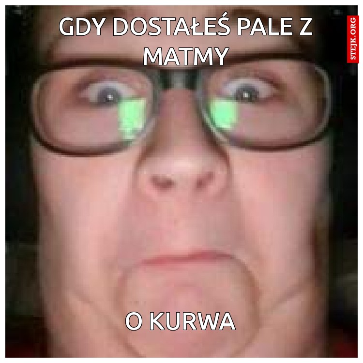 Gdy dostałeś pale z matmy