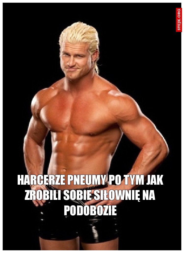 harcerze Pneumy po tym jak zrobili sobie siłownię na podobozie